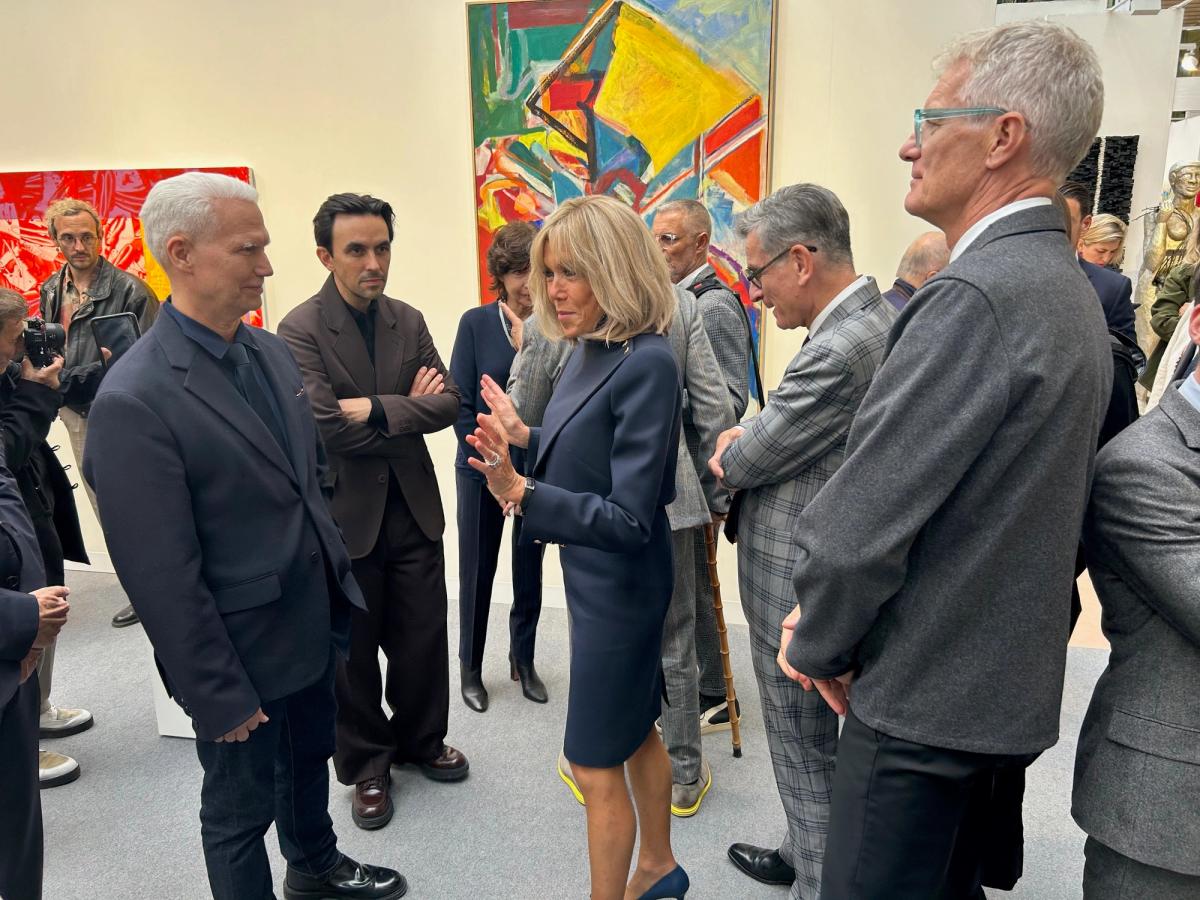 Brigitte Macron at Art Basel Paris

credit The Art Newspaper