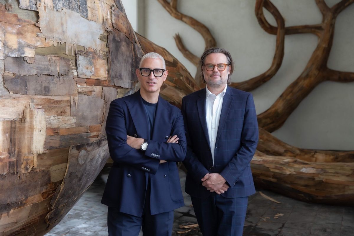 Sam Bardaouil and Till Fellrath, the co-directors of Hamburger Bahnhof in Berlin Image: courtesy of Taipei Fine Arts Museum