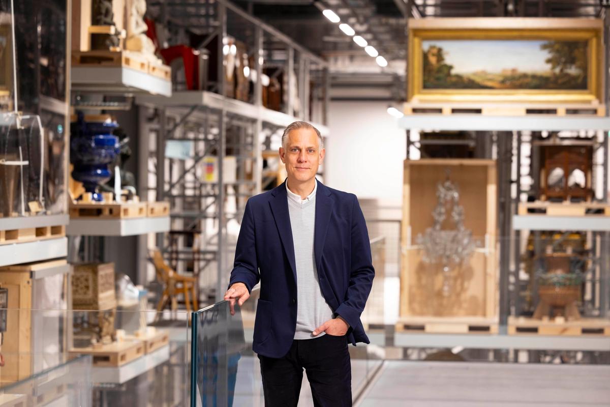 Tim Reeve, the deputy director of the V&A and the driving force behind the V&A East Storehouse, was awarded a CBE (Commander of the Order of the British Empire) Image by David Parry, PA Media Assignments