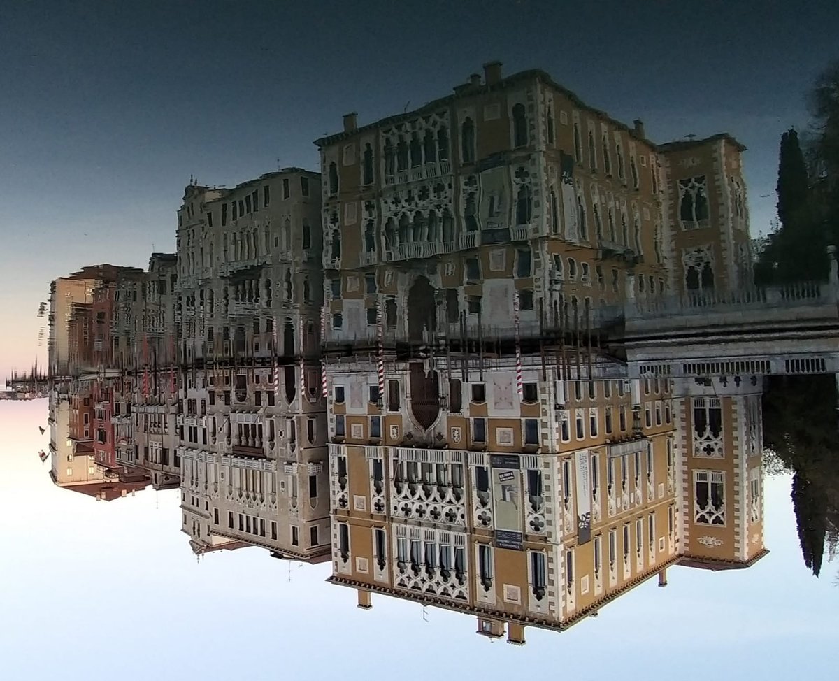 A topsy-turvy Palazzo Cavalli-Franchetti, Venice. Photo: Michele Gradenigo