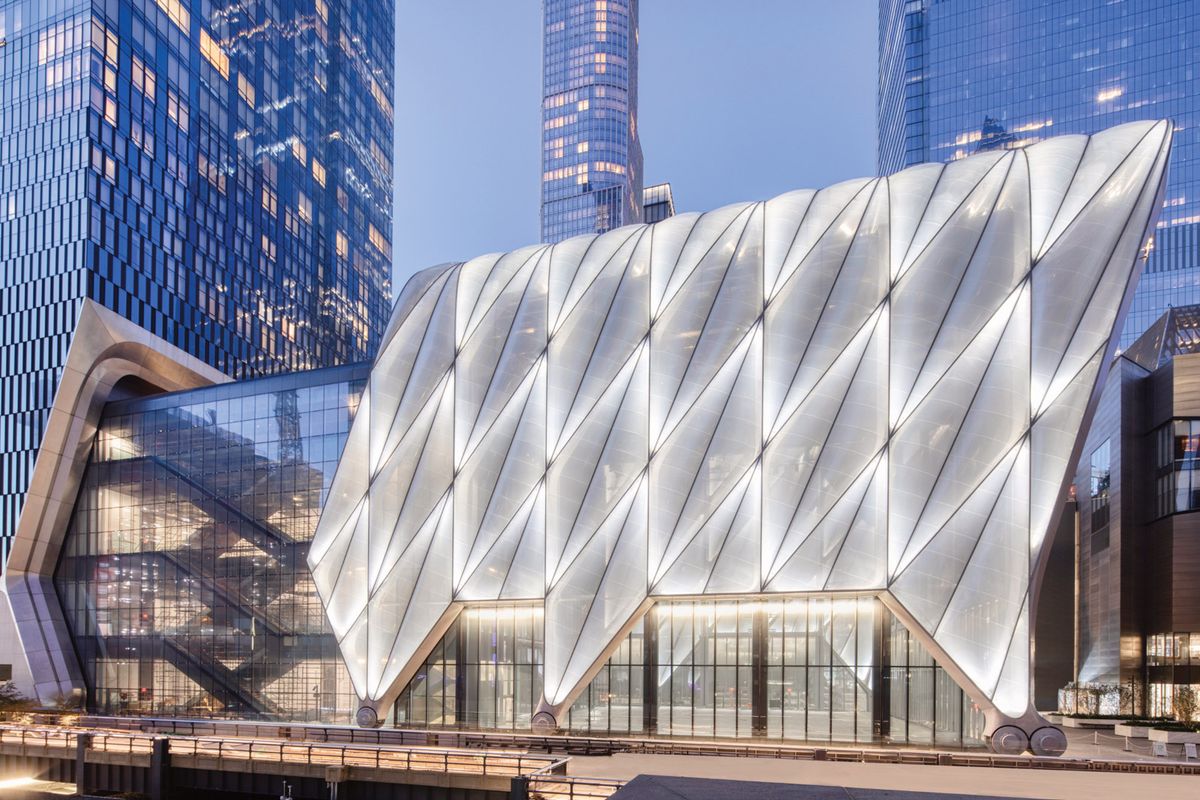 Frieze New York has moved to The Shed in Manhattan Courtesy Brett Beyer