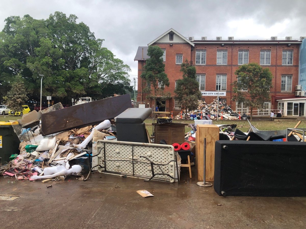 Jane Fuller, the director of the non-profit organisation Arts Northern Rivers, says the “epicentre of the floods” in Lismore was the cultural precinct, including galleries, artist studios, the library and music conservatorium Photo: Jane Fuller, Arts Northern Rivers