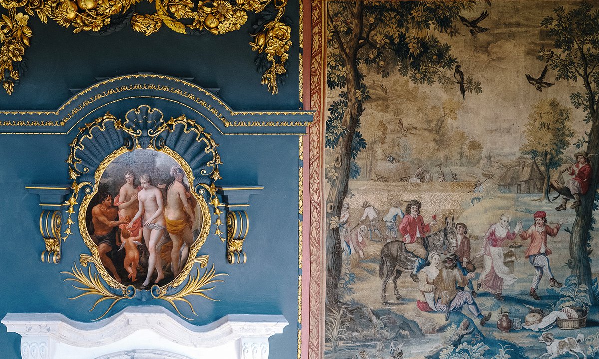 Fire-damaged room at Castle Howard brought back to life by meticulous restoration