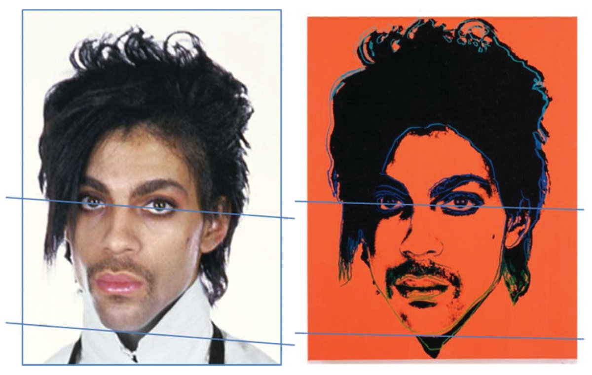 Image shown in public court document. The Andy Warhol Foundation For The Visual Arts, Inc. vs Lynn Goldsmith and Lynn Goldsmith Ltd.