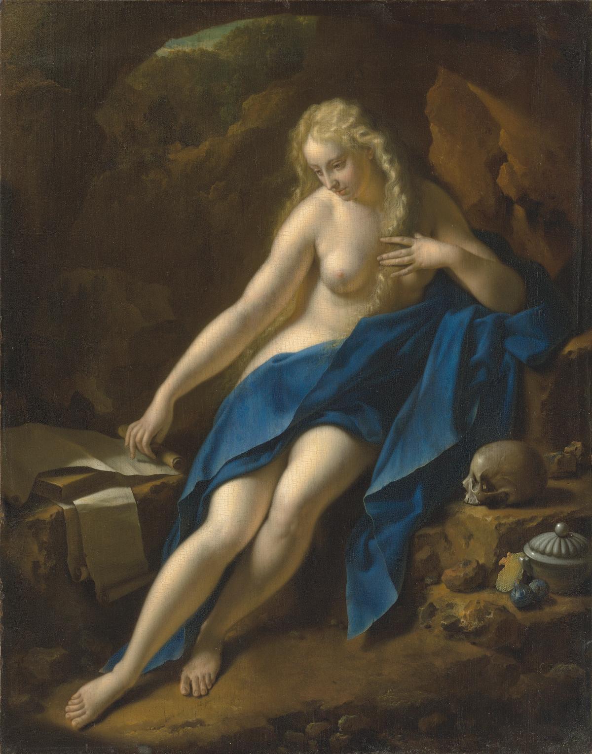 The Penitent Magdalene by Adriaen van der Werff was sold at Christie's in London in 2005 but appears in a French register of Nazi loot