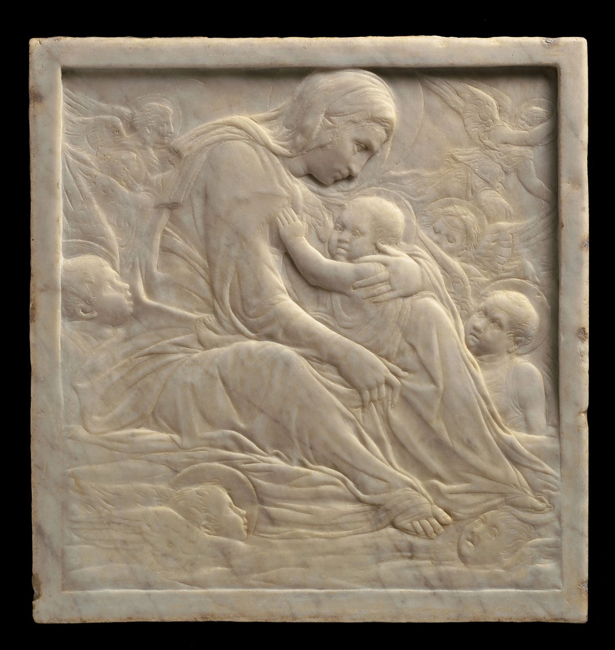 Donatello's Madonna of the Clouds Photo : © 2023. Museum of Fine Arts, Boston