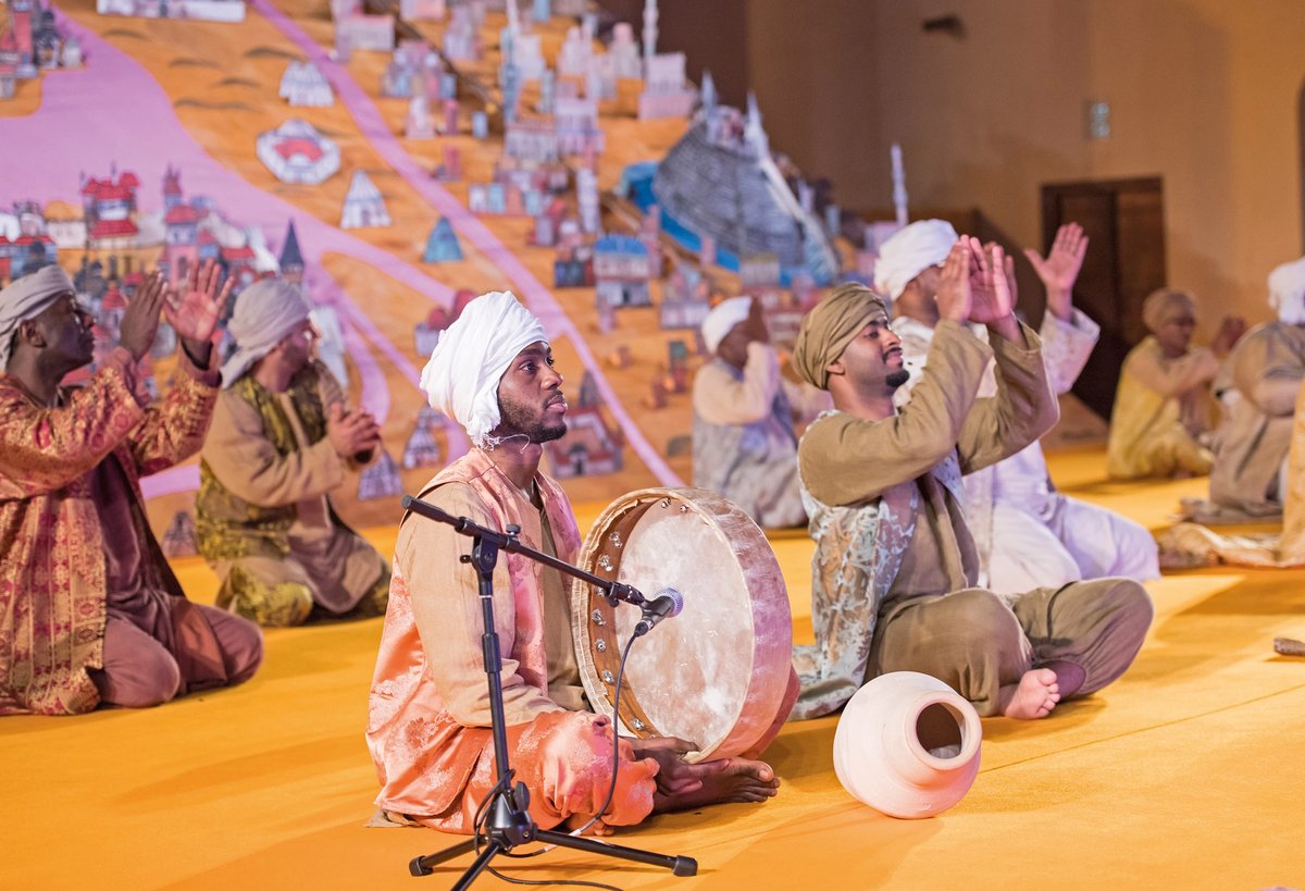 Wael Shawky’s performance The Song of Roland: The Arabic Version (2017) Courtesy of Sharjah Art Foundation