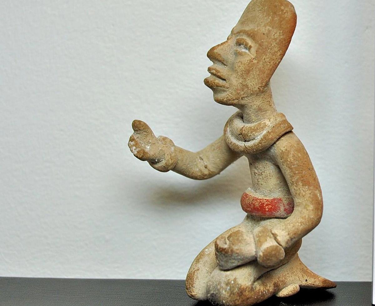 One of the two Teotithuacan figures dating between 250 and 450 AD. Photo: police