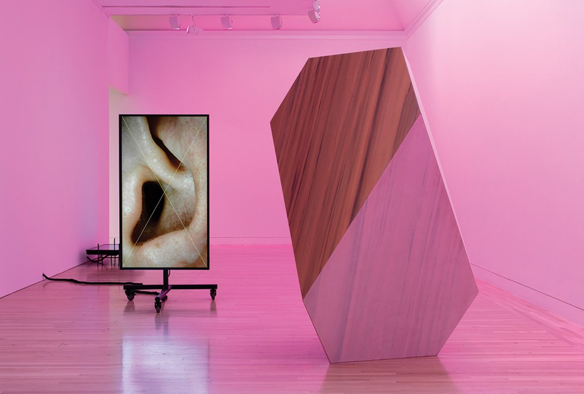 Shahryar Nashat's installation, presented by LA's David Kordansky Gallery Courtesy the artist, David Kordansky Gallery and Independent Art Fair