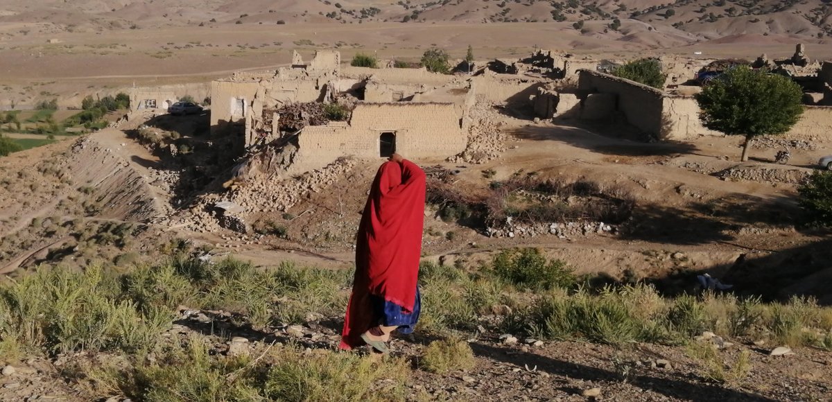 Countless homes in the villages of Paktika’s Barmal and Gayan districts have been completely destroyed Photo: Samargul Samar