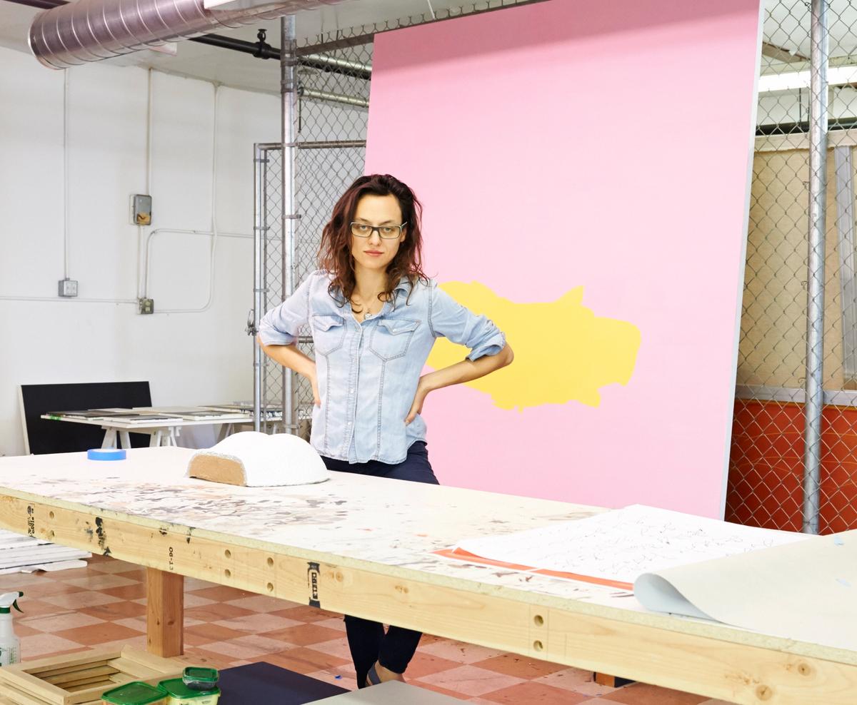 Tala Madani in her Los Angeles studio Photo: Adam Laycock