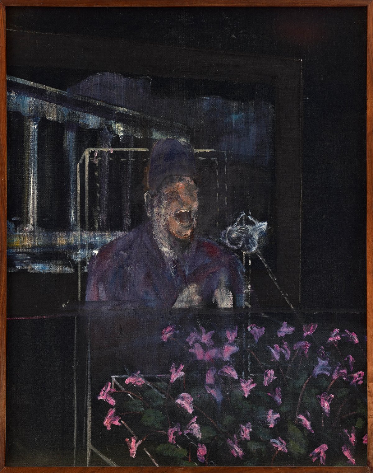 Francis Bacon's Landscape with Pope/Dictator (around 1946) © The Estate of Francis Bacon. All rights reserved. DACS 2022
