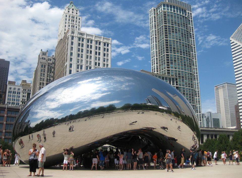 Anish Kapoor's Cloud Gate (2004) in Millennium Park, Chicago © Anish Kapoor. Photo: Susan May Romano