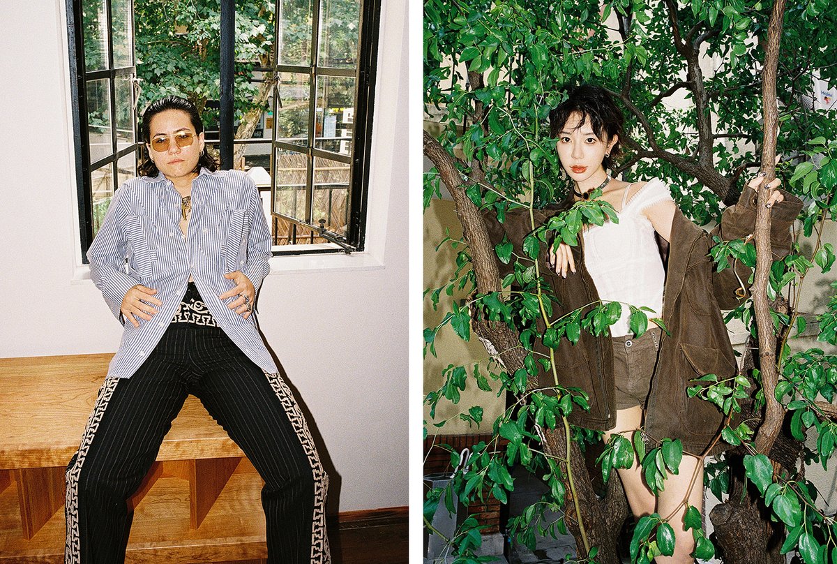 Bárbara Sánchez-Kane (left) will be the first resident artist at Cheruby House, founded by the collector Cherry Xu (right)
Photo: Zhang Shaozeng. Courtesy of Cheruby