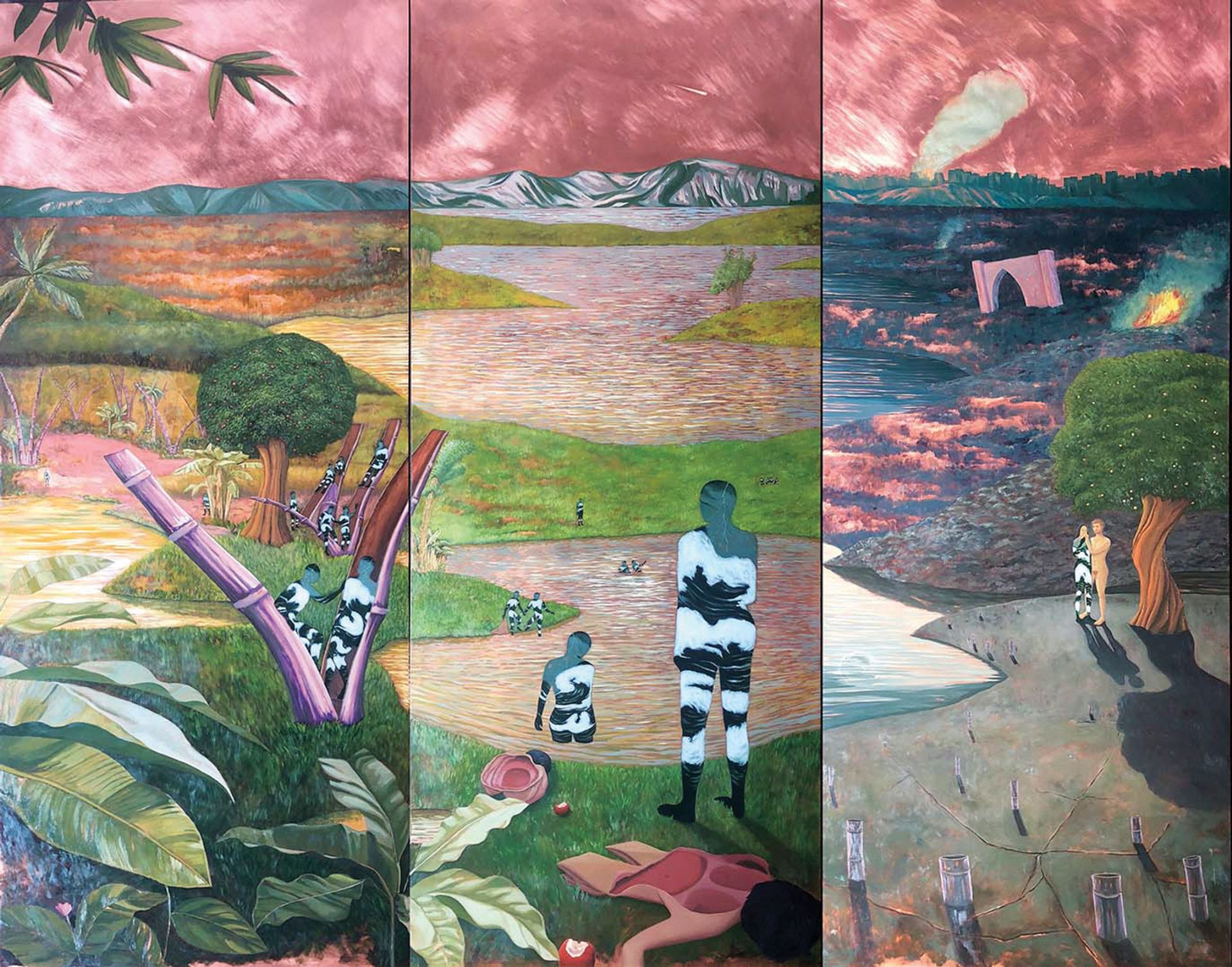 The Stories That Weren’t Told, 2019, by Filipino artist Lee Paje, is among the major new works on show at APT10 © Lee Paje; courtesy of the artist and Tin-aw Art Management
