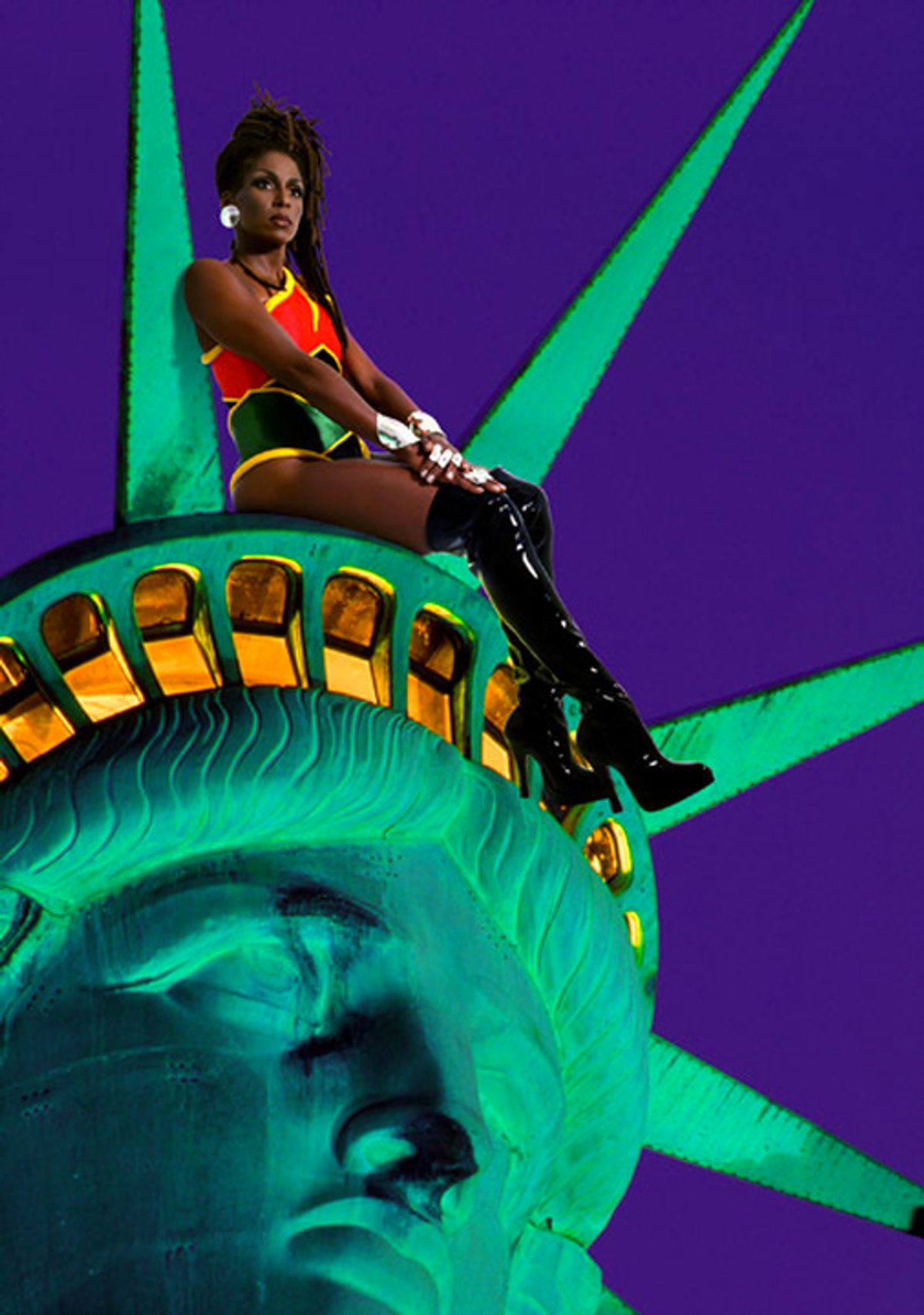 Renee Cox, Chillin' with Lady Liberty (1998) Courtesy Renee Cox