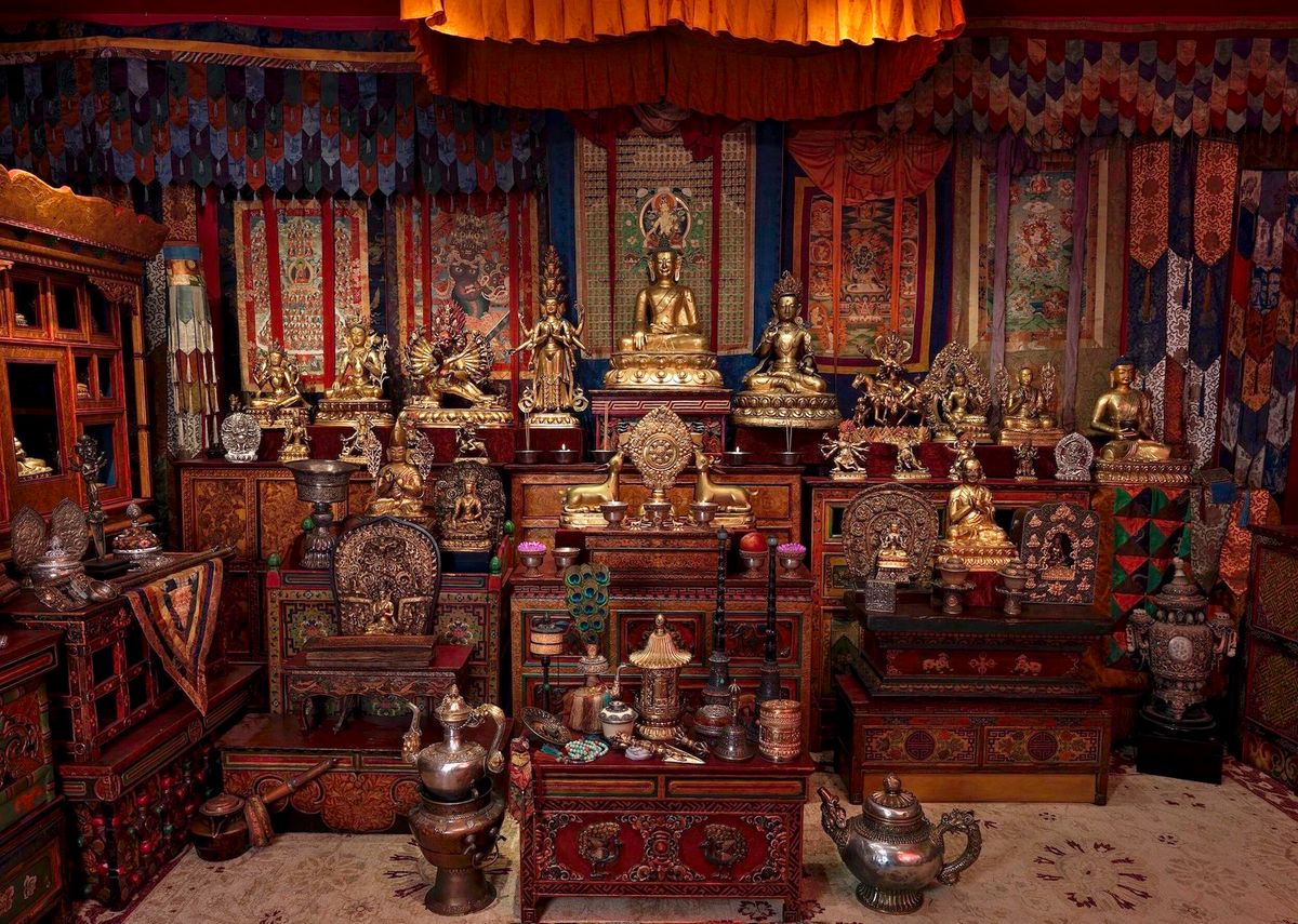 The Tibetan Buddhist shrine that will soon be on display at the Minneapolis Institute of Art Photo: John Bigelow Taylor / Courtesy Alice S. Kandell