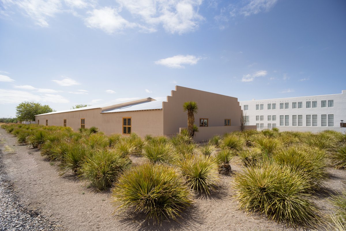 The newly restored John Chamberlain Building in Marfa, Texas Photo by Alex Marks, Courtesy Chinati Foundation