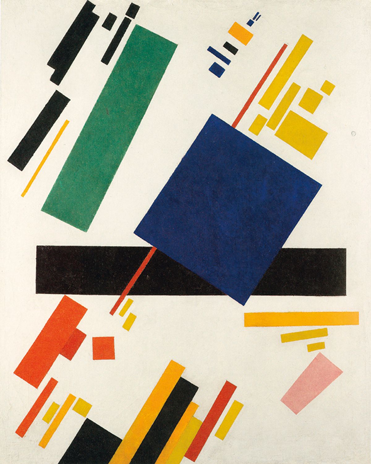 Suprematist Composition (1916) maintained its reign as most expensive Malevich to sell at auction, fetching $85.8m Courtesy of Christie's Images LTD