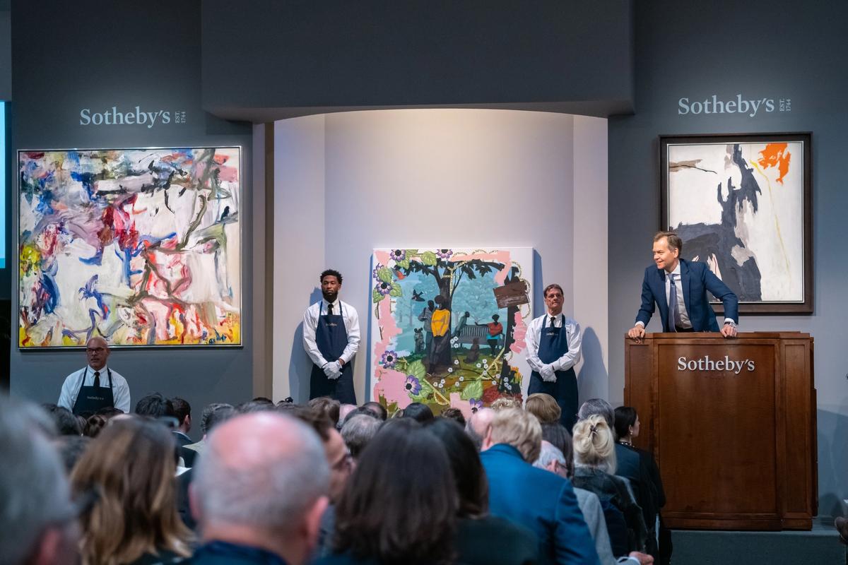 Sotheby's picks up the pace during a sluggish art week with $270.7m contemporary art sale. Courtesy of Sotheby's