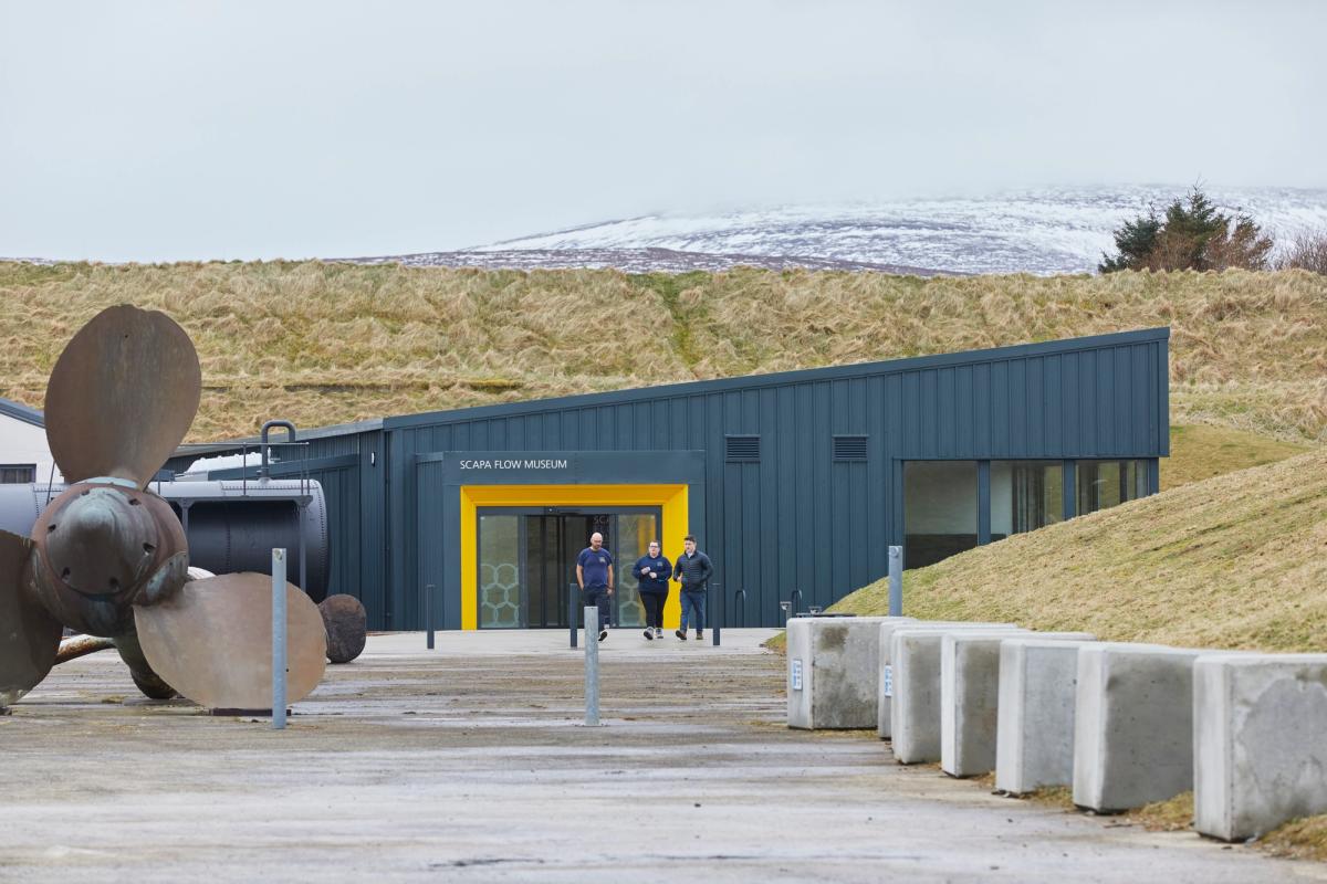Scapa Flow Museum on the island of Hoy, Orkney, an Art Fund Museum of the Year finalist, 2023 © Janie Airey, courtesy Art Fund