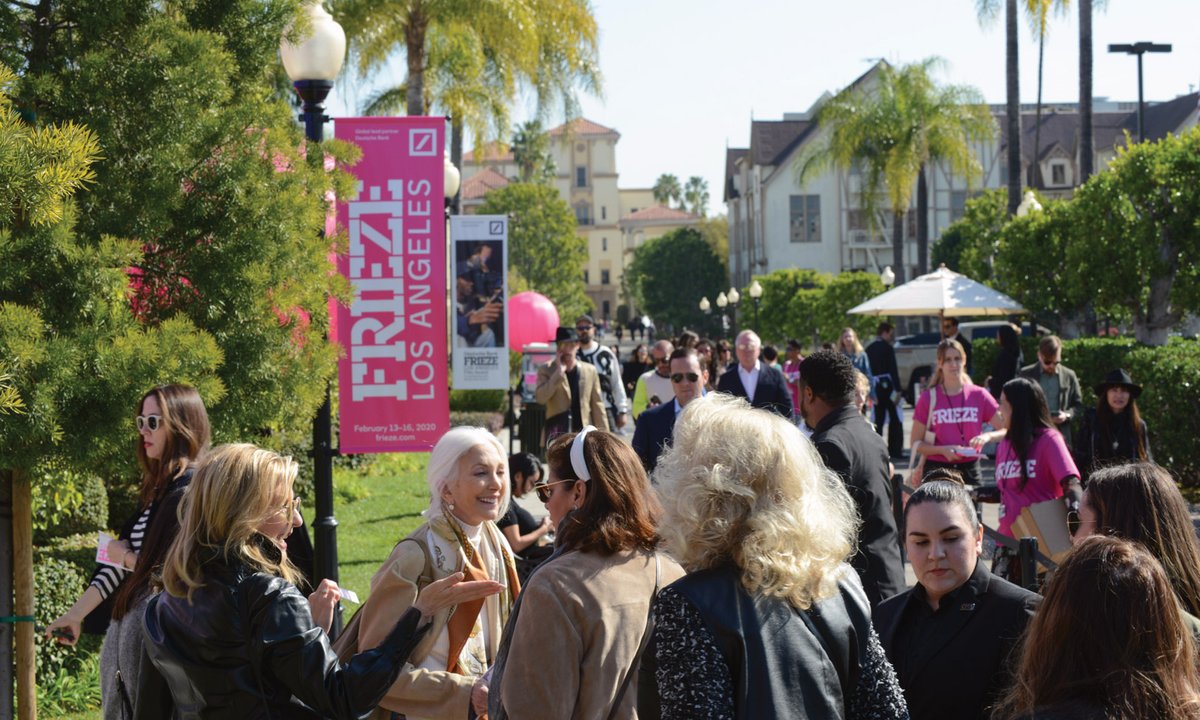 best unbiased arts news source, Frieze opening this week in new Beverly Hills venue, subscribe to News Without Politics