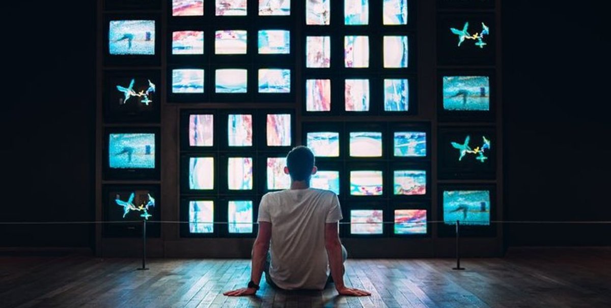 Nam June Paik TV Eyeglasses (1971) Tate Collection & © The Estate of Nam June Paik. Photo: Tate