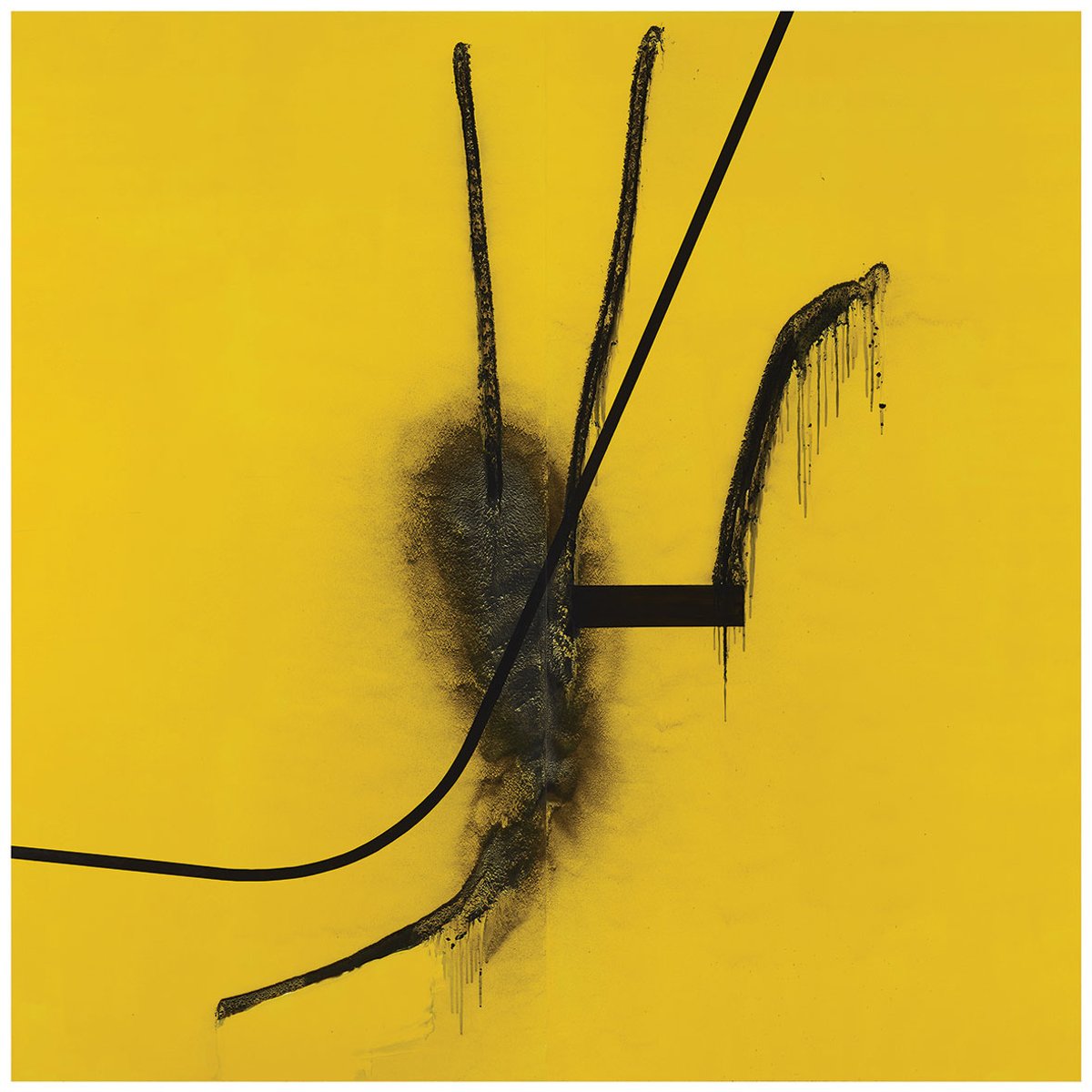 Detail from Albert Oehlen’s 2018 installation, Sexe, Religion, Politique Photograph © Simon Vogel, Courtesy of the artist and galerie Max Hetzler