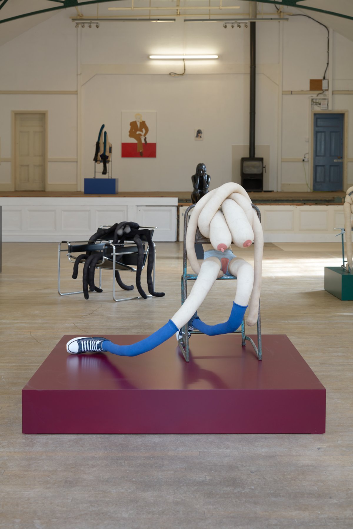 Installation view of Pop Goes Pastoral at Old Theatre Framlingham © The artist. Photo: Robert Glowacki