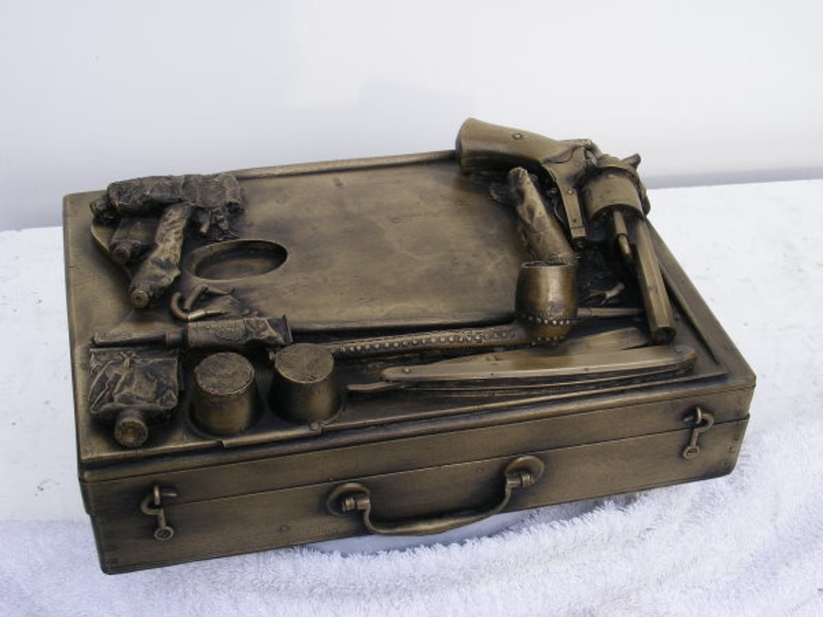 A model of the original design for Anthony Padgett's Van Gogh sculpture in Brixton, London Courtesy of the artist