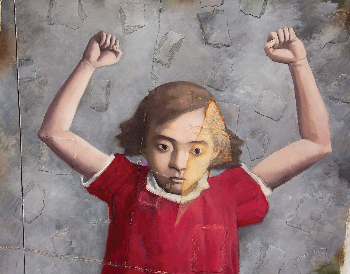 Zhang  Xiaogang's “Jump  No. 1” (2018) ©  Zhang  Xiaogang,  courtesy of Pace  Gallery