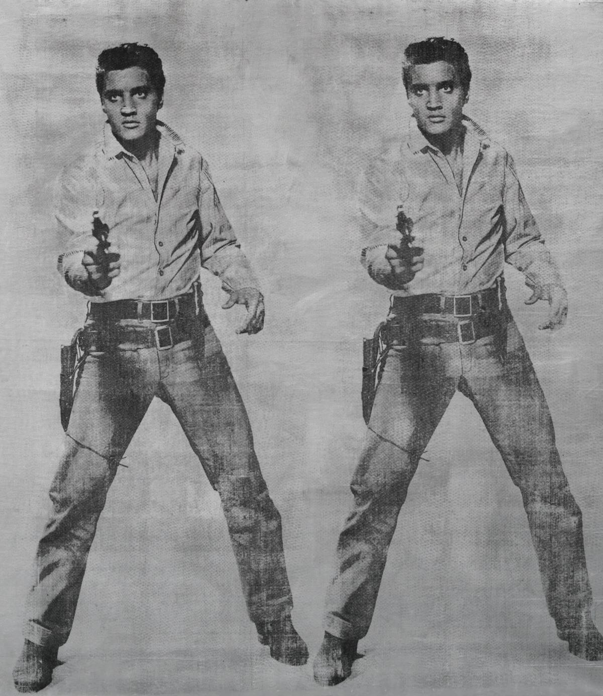 Andy Warhol's Elvis 2 Times Courtesy of Sotheby's