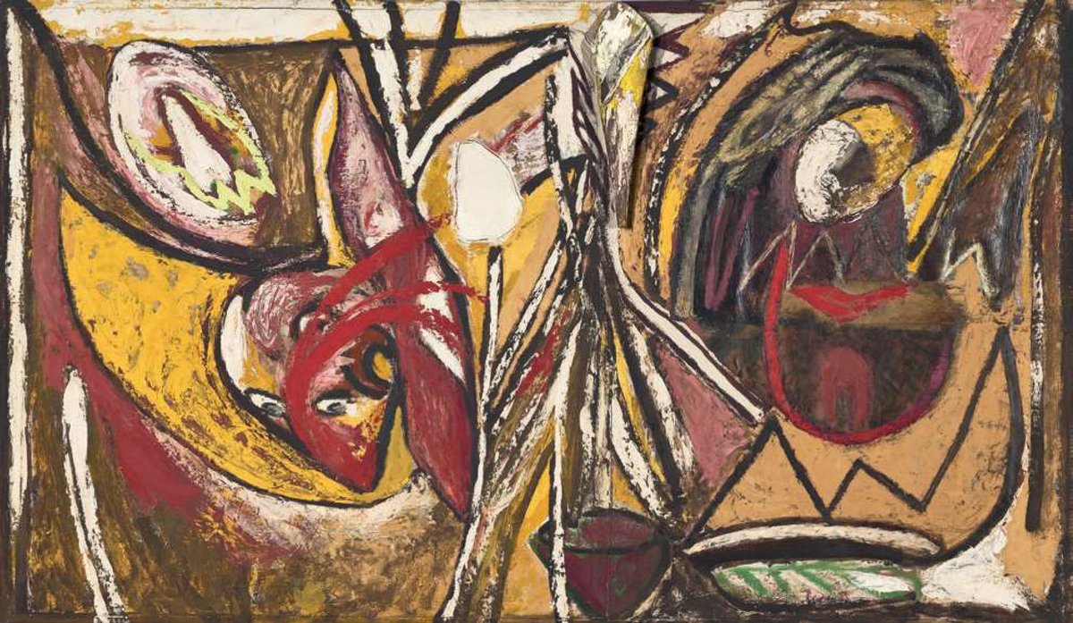 Mimmo Paladino's Lo Spirito della Foresta, 1981 has been given an estimate of £18,000-£36,000
Courtesy of Germann
