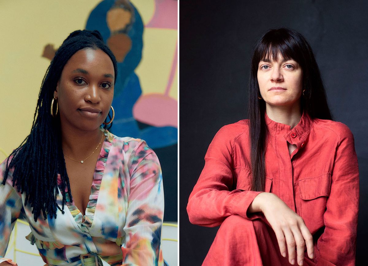 Tschabalala Self (left) and Andra Ursuța Self: Photo by Daniel Gurton; Ursuta: Photo by Jorge Monedero