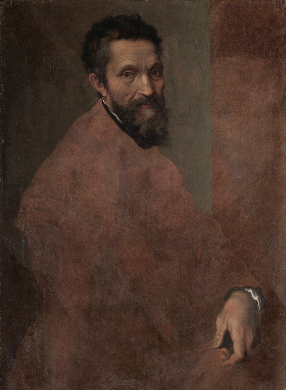 A portrait of Michelangelo (around 1545) attributed to Daniele da Volterra Metropolitan Museum of Art/Wikimedia Commons