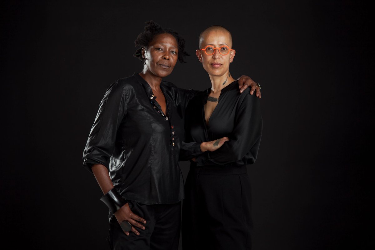 The artist Gabrielle Goliath and Ingrid Masondo, who had been selected to curate South Africa’s pavilion in Venice
Photo: ZUNIS