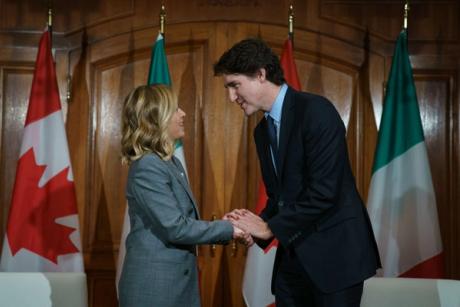  Meeting of Canadian and Italian prime ministers at Art Gallery of Ontario cancelled due to protest 