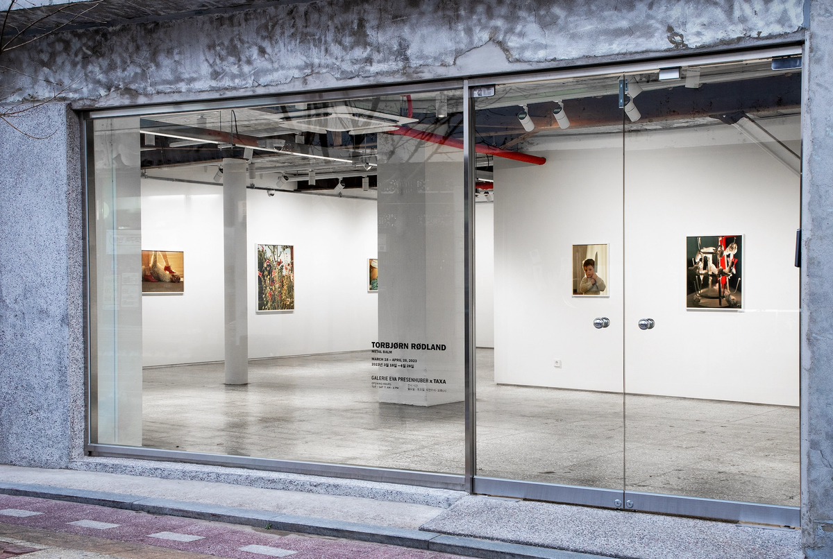Installation view of Torbjørn Rødland's solo show Metal Balm at Taxa Seoul
Courtesy of Galerie Eva Presenhuber