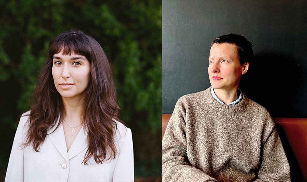Rebecca Birrell (above left) and Alex Hyde were both inspired by artists when writing their novels Birrell: Sophie Davidson. Hyde: © Matthew Dyas