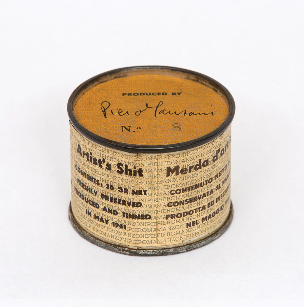 Piero Manzoni’s Merda d’artista (artist’s shit, 1961) prompted a political row Agostino Osio; Fondazione Piero Manzoni by SIAE 2017