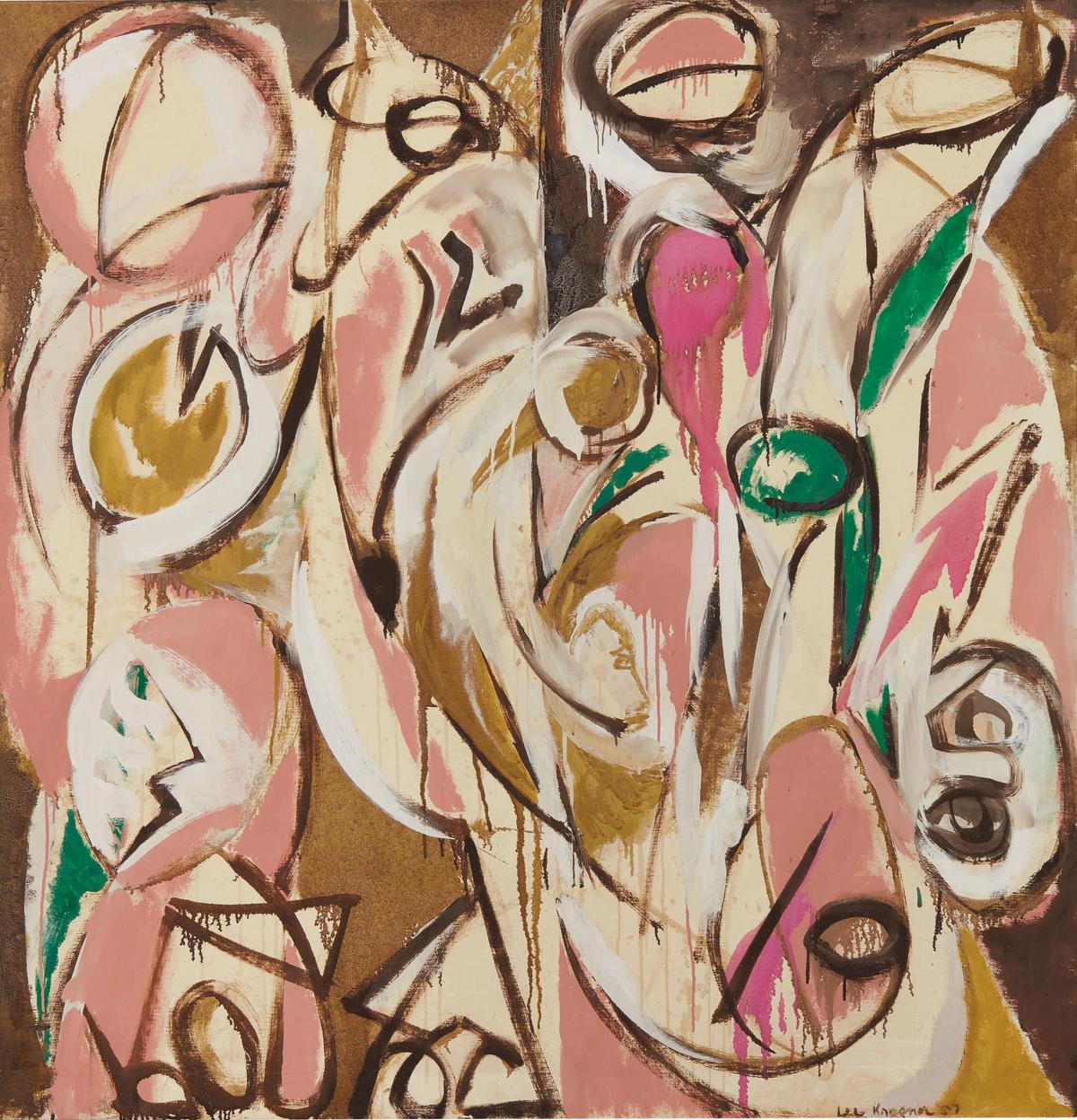 Lee Krasner's "Re - Echo" (1957) is estimated to sell for $4m-$6m. Courtesy of Sotheby's
