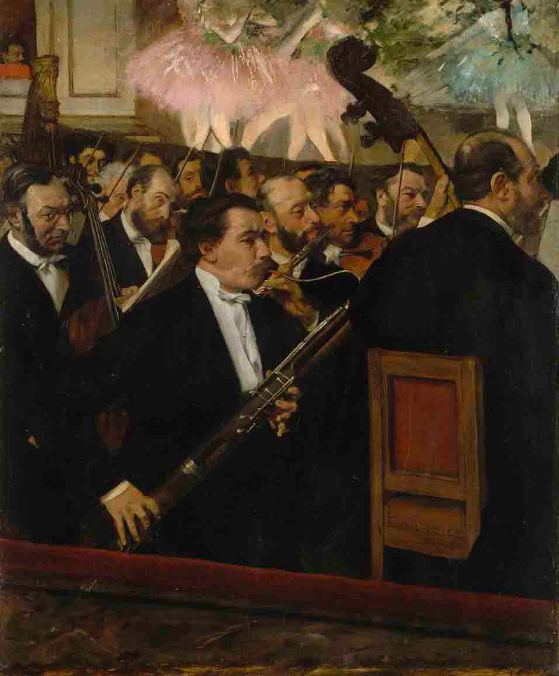 Edgar Degas, The Orchestra of the Opéra (1870) Courtesy of the Musée d’Orsay, Paris