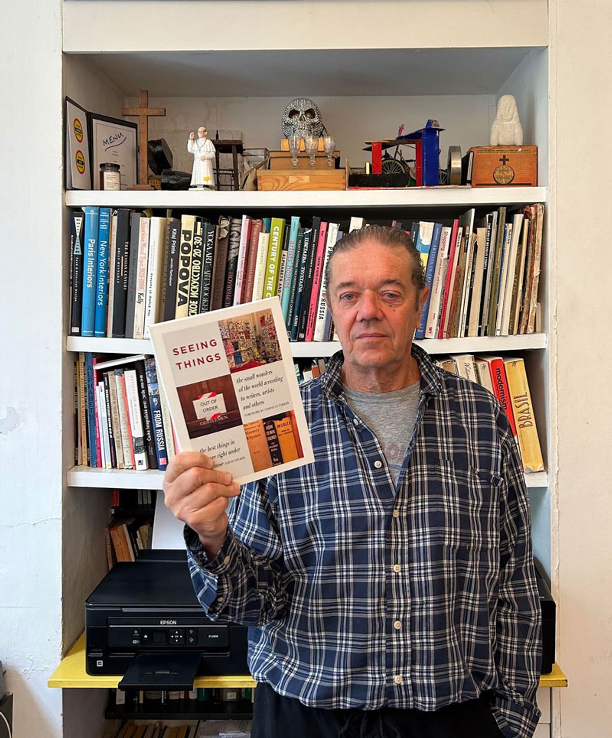 Julian Rothenstein with his latest publication Seeing Things
