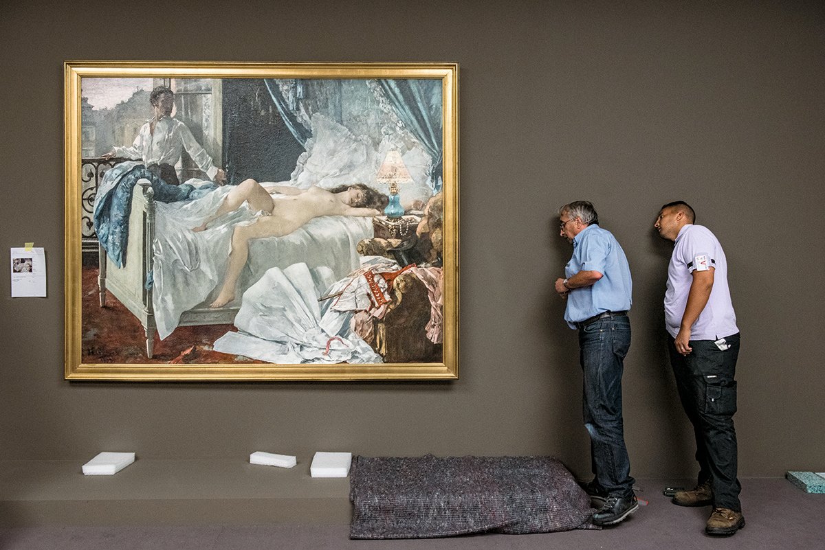 Am image from  Nicolas Krief's book Musée © Nicolas Krief