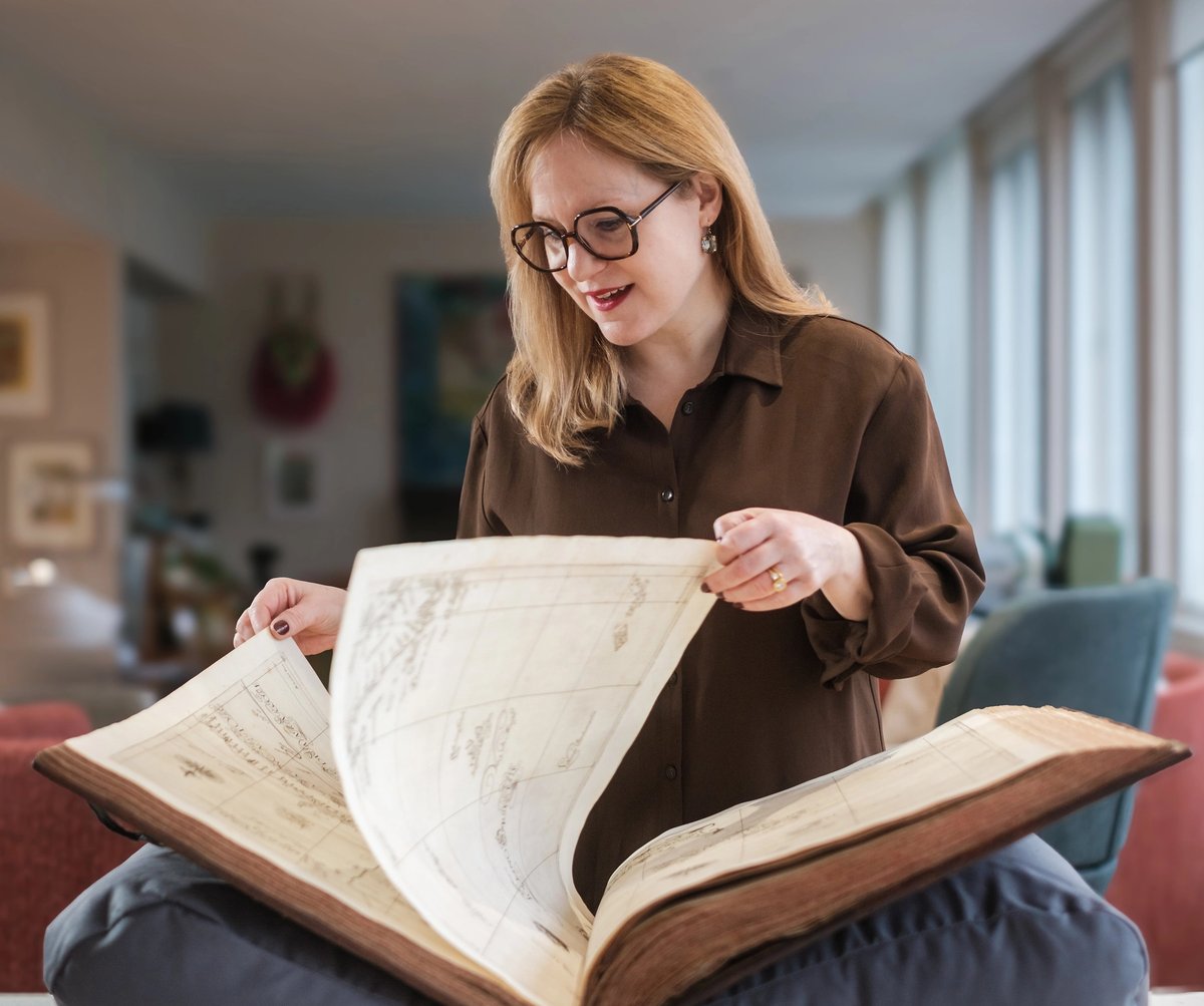 Helen Sunderland-Cohen is the custodian of the Sunderland Collection of rare historical maps, atlases and globes, which was established by her father, alongside the Ex Carta collection of fictional maps Courtesy Oculi Mundi