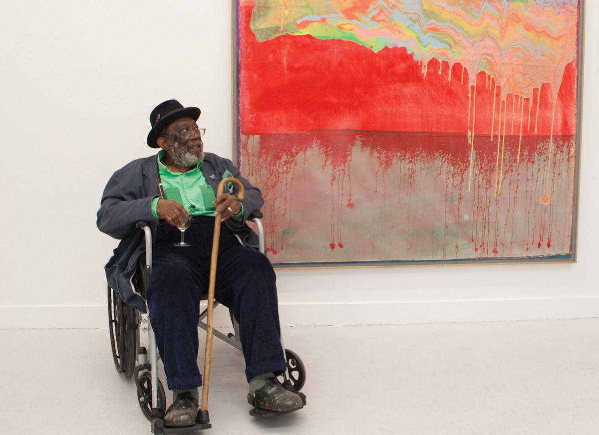 Frank Bowling will participate in the new Meridians section at Art Basel in Miami Beach in December © David Owens Photography