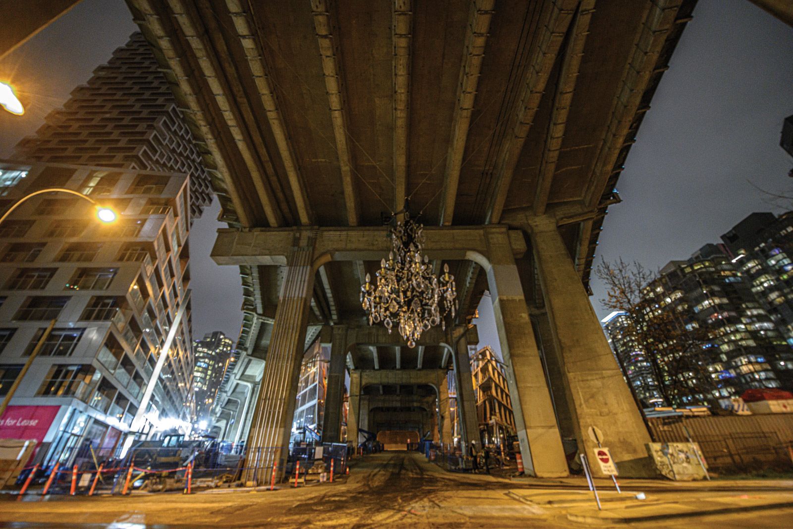 Spinning Chandelier