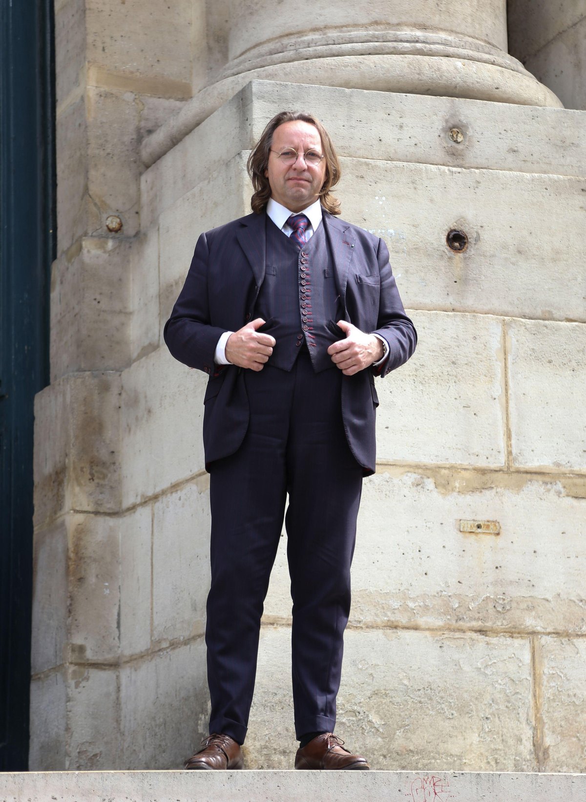 Bill Pallot, a leading French furniture expert © Photo by Nasser Berzane/ABACAPRESS.COM