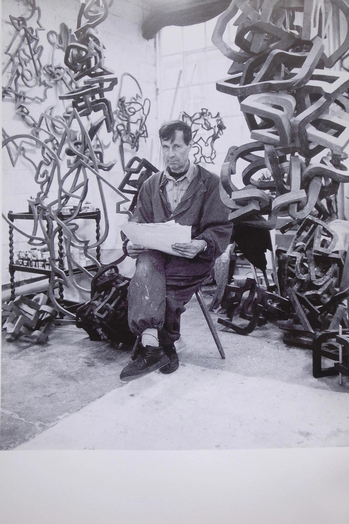 Oleg Prokofiev in his London studio, Dace Road, Hackney Wick (1992) Courtesy of Prokofiev Studio