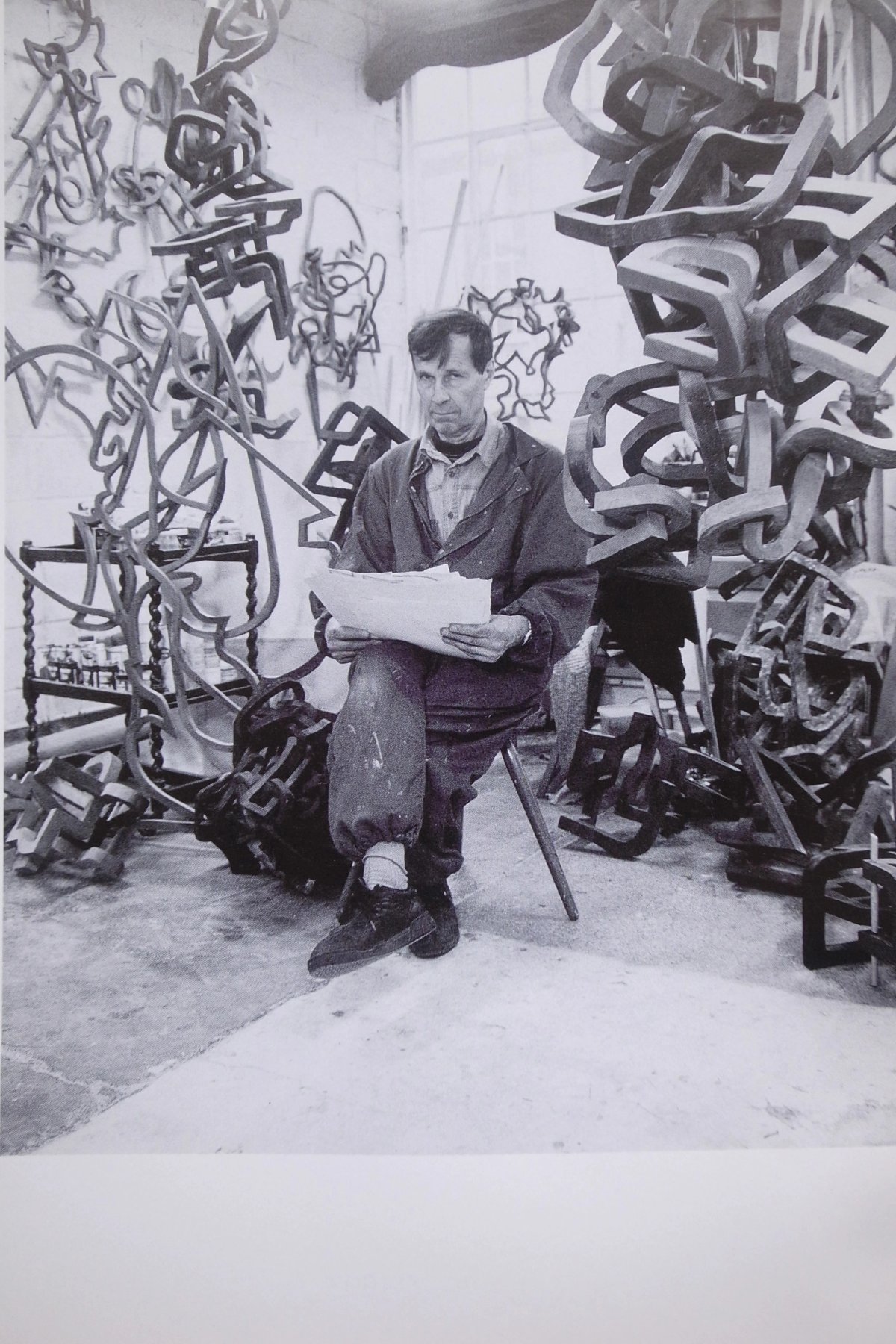 Oleg Prokofiev in his London studio, Dace Road, Hackney Wick (1992) Courtesy of Prokofiev Studio